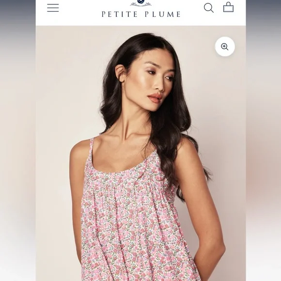 Petite Plume Women’s Twill Chloe Nightgown- XL - Like New - Picture 2 of 6